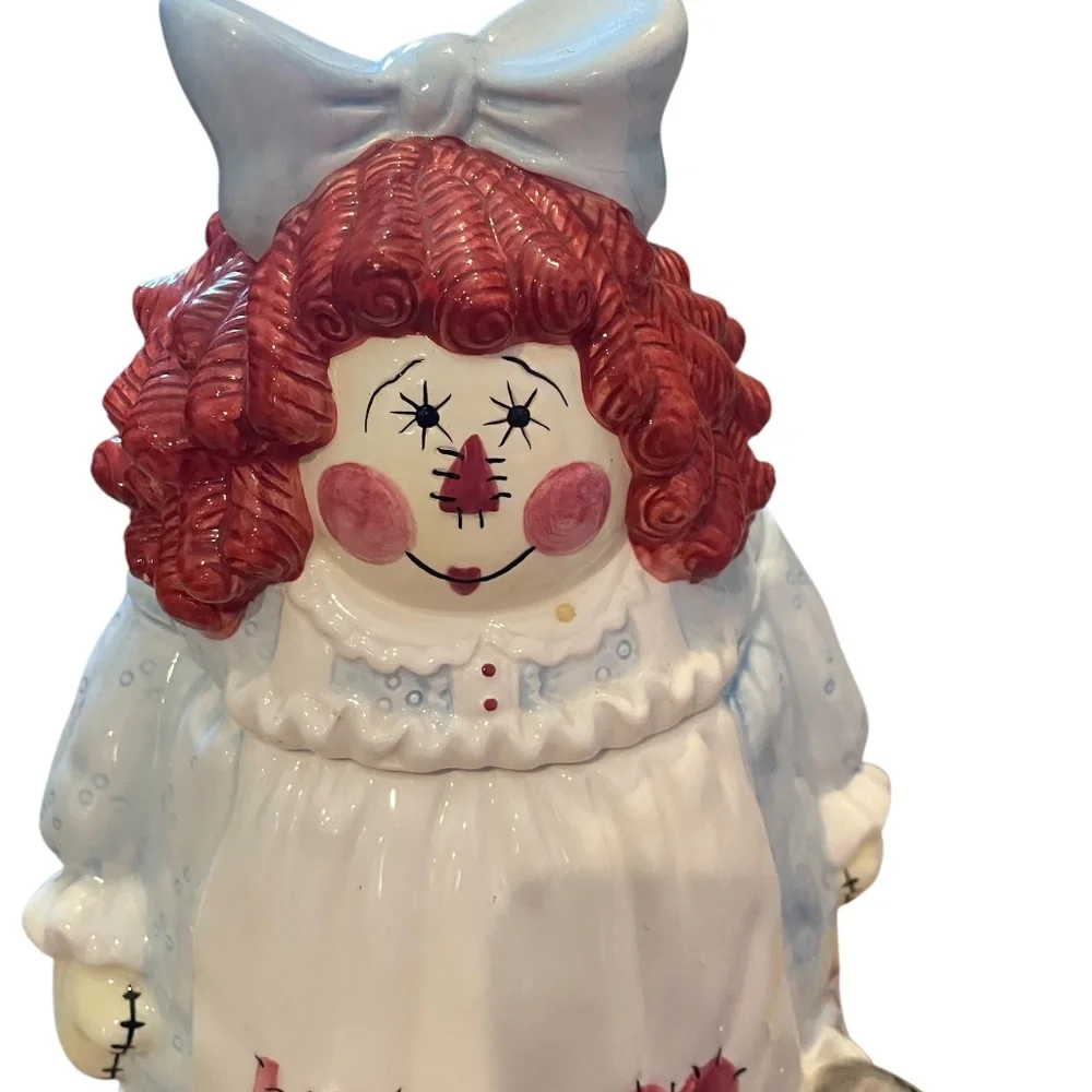 Vintage Raggedy Girl Cookie Jar - Love is Home Made‎